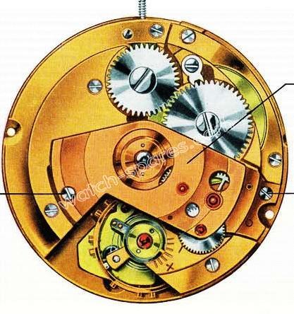 A Schild AS 1701 watch automatic parts A Schild AS 1701 watch automatic parts