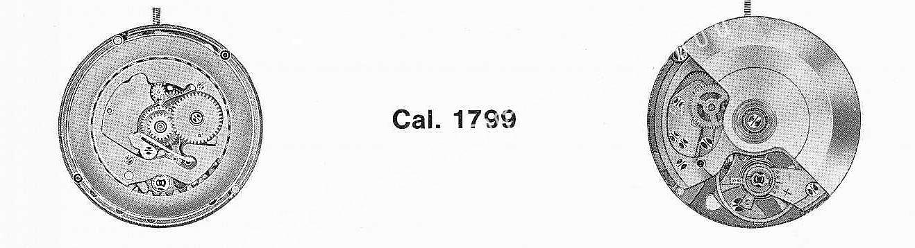 A Schild AS 1799 watch movement A Schild AS 1799 watch movement