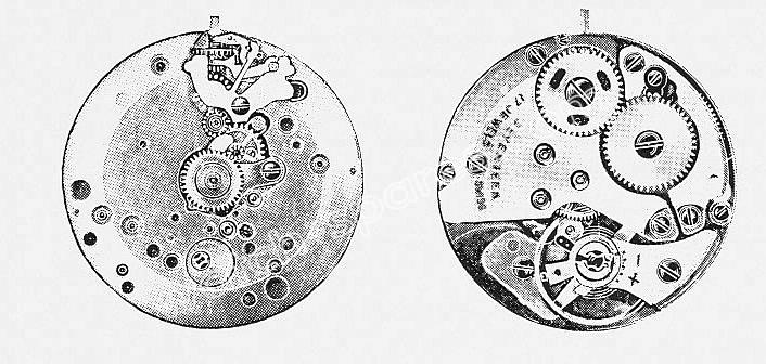 A Schild AS 1940 watch movement A Schild AS 1940 watch movement