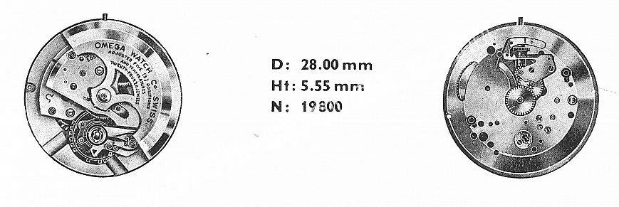 Omega 505 watch movements Omega 505 watch movements