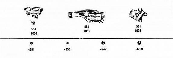 Omega 551 watch spare parts Omega 551 watch spare parts