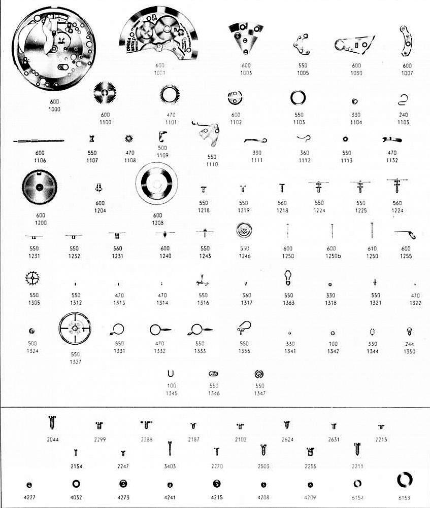 Omega 600 watch parts Omega 600 watch parts