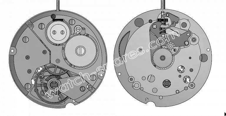 Peseux 7001 watch movements Peseux 7001 watch movements