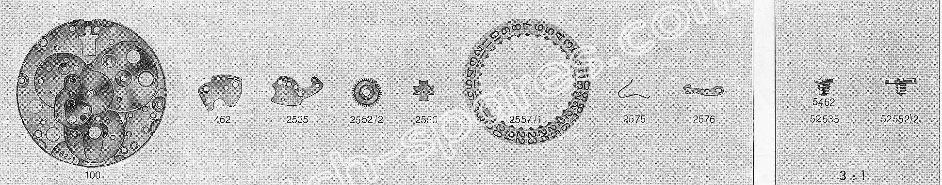 Tissot 782.1 watch date spare parts Tissot 782.1 watch date spare parts