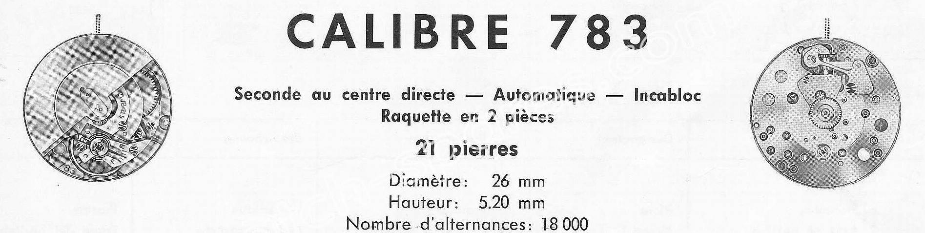 Tissot 783 watch movements Tissot 783 watch movements