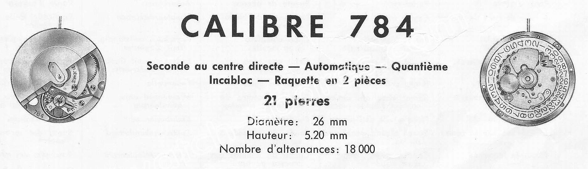 Tissot 784 watch movements Tissot 784 watch movements