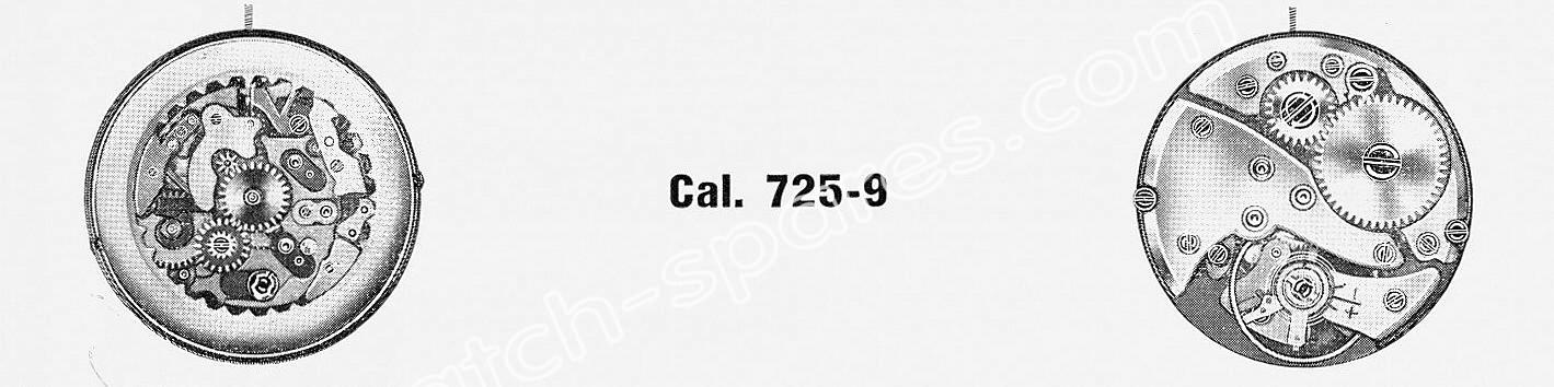 FHF Font 725.9 watch movements FHF Font 725.9 watch movements