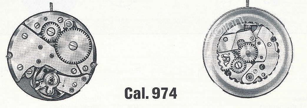 FHF ST 974 watch movements FHF ST 974 watch movements