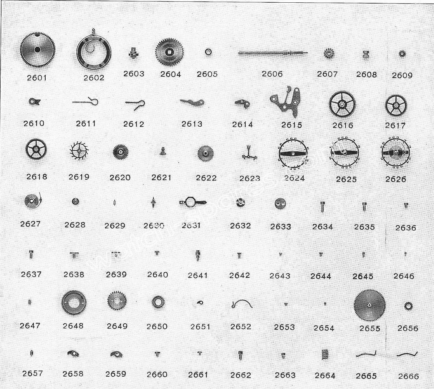 Record 161 watch spare parts Record 161 watch spare parts