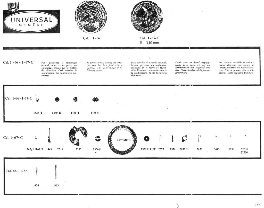 Universal 1-66 - VintageWatchSpare.com